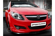 Opel Corsa D Front Bumper Lip Spoiler Extension