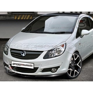 Vauxhall Corsa D Front Bumper Lip Spoiler Extension