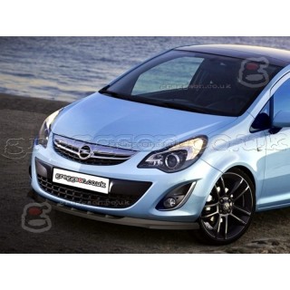 Opel Corsa D Front Bumper Lip Spoiler Extension