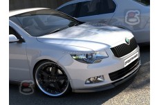 Skoda SuperB Mk2 Front Bumper Lip Spoiler Extension