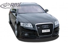 Audi A6 4F 2008-2011 (S-Line front bumper) Front Bumper Lip Spoiler Extension Splitter