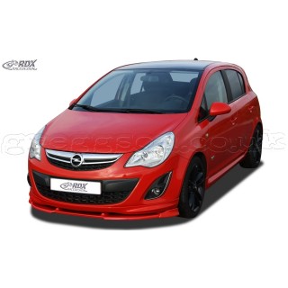 Opel Vauxhall Corsa D OPC Facelift Line 2010+ Custom Front Bumper Lip Spoiler Extension Splitter