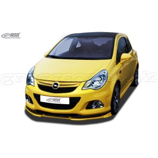 Opel Vauxhall Corsa D OPC Facelift 2010 Custom Front Bumper Lip Spoiler Extension Splitter