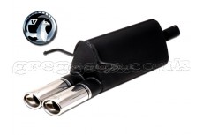 Opel Vauxhall Astra H Diesel (Version without a cut out in the bumper) 2004-2009 Sport Performance Exhaust Silencer Muffler