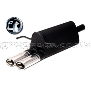 Opel Vauxhall Astra H Diesel (Version without a cut out in the bumper) 2004-2009 Sport Performance Exhaust Silencer Muffler