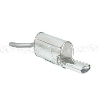 Lancia Y 1.1 40kW Elefantino Blu 1997-2001 Stainless Steel Sport Performance Exhaust Silencer Muffler