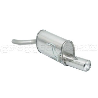 Lancia Y 1.2 16V LS / LX (63kW) 1997-2001 Stainless Steel Sport Performance Exhaust Silencer Muffler
