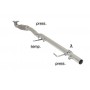 Opel Vauxhall Astra H 1.7 CDti DPF (81Kw) 2007+ Stainless steel particulate filter replacement pipe group n