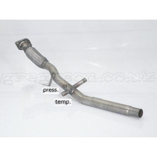 Renault Clio Mk4 1.5dCi (55kW) 2012+ Stainless steel cat replacement pipe