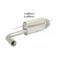 BMW F21 114d (70kW) 2012+ Stainless Steel Sport Performance Exhaust Silencer Muffler
