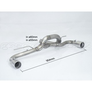 BMW F21 116d - ed (85kW) 2012+ Sport Stainless Steel Dual Without The Silencer Exhaust