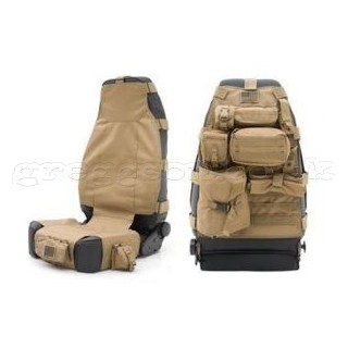 Front Seat Cover Coyote Tan Smittybilt G.E.A.R. Off Road Universal