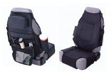 Front Pair Seat Covers Black Smittybilt VEST UNIVERSAL