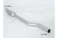 Mini F56 Cooper S 2.0 (141kW) 2014+ Stainless Steel Centre Silencer