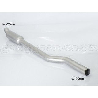 Mini F56 Cooper S 2.0 (141kW) 2014+ Stainless Steel Centre Silencer