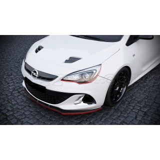 Opel Vauxhall Astra J OPC Version (2009 -) Custom Front Bumper Lip Spoiler Extension