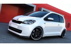 Skoda Citigo Mk1 Standard Version (2012-) Custom Front Bumper Lip Spoiler Extension