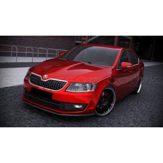 Skoda Octavia Mk3 Standard Version (2013-) Custom Front Bumper Lip Spoiler Extension