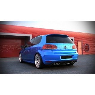 Volkswagen Golf Mk6 (2008-2012) Custom Rear Bumper Valance 2 Exhaust
