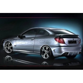 Mercedes C W203 Coupe Custom Rear Bumper