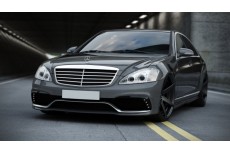 Mercedes W221 (2005 - 2013) Custom Front Bumper (Look W205)