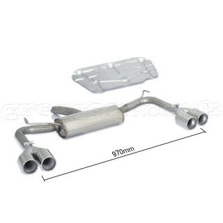 Alfa Romeo Giulietta (940) 1.6JTDm2 (77kW) 2010+ Stainless Steel Sport Exhaust Silencer Muffler Rear Box
