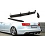 Audi A6 C7 S Line Avant 2.0 TDI (2011 -) Custom Central Rear Bumper Diffusers & Rear Side Splitters