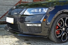 Skoda Octavia Mk3 RS (2013 -) Custom Racing Front Bumper Lip Spoiler Extension Diffuser V2