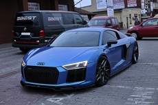 Audi R8 Mk2 (2015 -) Custom Front Bumper Lip Spoiler Extension Diffuser V.3 