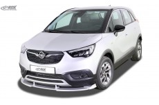 Crossland X Front Bumper Lip Spoiler Extension Splitter Diffuser