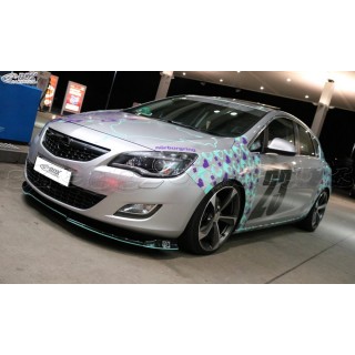 Opel Astra J / Vauxhall Astra J (-2012) Front Lip Spoiler Splitter Extension Diffuser