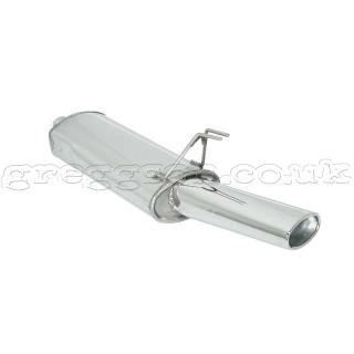 Alfa Romeo 146 (06/1997-) Stainless Steel Sport Performance Exhaust Silencer