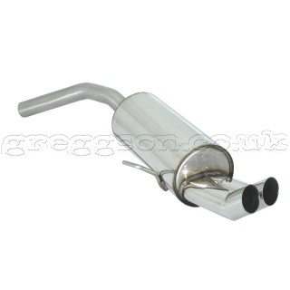 Alfa Romeo 156 Berlina Sportwagon (1997-) Stainless Steel Sport Performance Exhaust Silencer