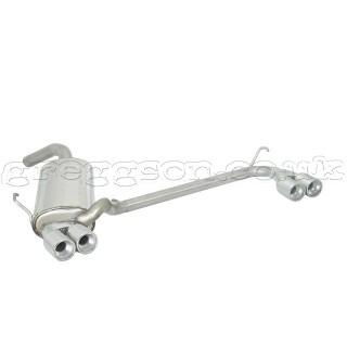 Alfa Romeo 156 Berlina Sportwagon (1997-) Stainless Steel Dual Sport Performance Exhaust Silencer