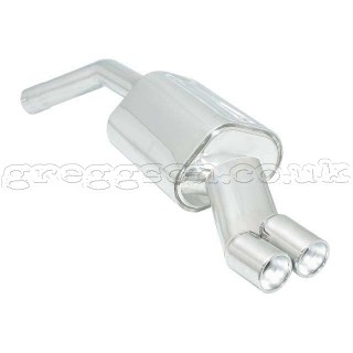Alfa Romeo 156 GTA Sportwagon (2002-) Stainless Steel Sport Performance Exhaust Silencer