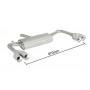 Alfa Romeo Giulietta (940) 1.4TB 125kW (2010-) Stainless Steel Dual Sport Performance Exhaust Silencer