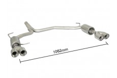 Audi A5 8T Coupe 2.0TDi 125kW (06/2007-2012) Stainless Steel Dual Sport Performance Exhaust Silencer