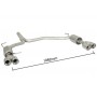Audi A5 8T Coupe 2.0TDi 133kW (11/2011-) Stainless Steel Dual Sport Performance Exhaust Silencer