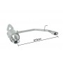 Fiat 500 (TYP312) 1.3 Mjet DPF 70kW (2010-) Stainless Steel Dual Sport Performance Exhaust Silencer
