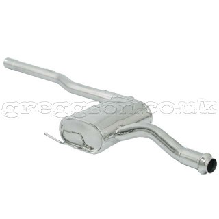 Fiat Bravo (TYP182) 1.6 66kW - 1.6 16V 76kW (1995 - 2006) Stainless steel centre silencer
