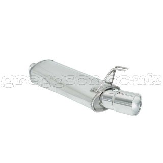 Fiat Bravo (TYP182) 2.0 20V 113Kw HGT (1995 - 2006) Stainless Steel Sport Performance Exhaust Silencer