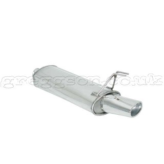 Fiat Bravo (TYP182) 2.0 20V 113Kw HGT (1995 - 2006) Stainless Steel Sport Performance Exhaust Silencer