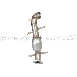 Fiat Bravo Mk2 (TYP198) 1.6 Multijet 77/88kW (2008-) Catalyst + stainless steel particulate filter replacement pipe