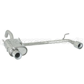 Fiat Panda Mk2 (169) 1.2 (44Kw) 09/2003- Stainless Steel Dual Sport Performance Exhaust Silencer