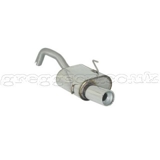 Fiat Panda Mk2 (169) 1.3 Multijet 16V 55kW DPF Euro5 (2011-) Stainless Steel Sport Performance Exhaust Silencer