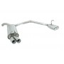 Fiat Stilo 1.9JTD 59/85/103kW (2001-) Stainless Steel Dual Sport Performance Exhaust Silencer