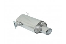 Mitsubishi Lancer Evo Mk9 2.0 Turbo GSR 4WD (01/2006-) Stainless Steel Sport Performance Exhaust Silencer