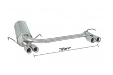 Opel Vauxhall Astra H GTC 1.9CDti 88/110kW (04/2005-) Stainless Steel Sport Performance Exhaust Silencer