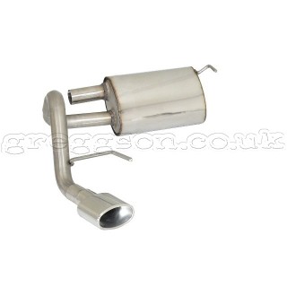 Opel Vauxhall Astra J 1.7CDti 81/92kW 5doors (01/2010-) Stainless Steel Sport Performance Exhaust Silencer