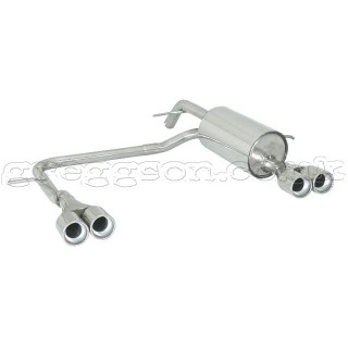 Peugeot 207 1.6 16V THP 110kW (05/2006-) Stainless Steel Sport Performance Exhaust Silencer